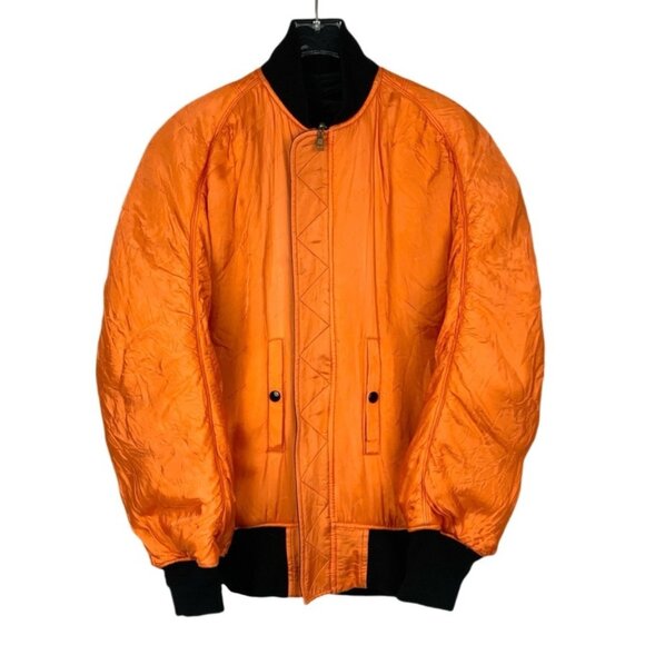 Balenciaga Logo Jacquard Colorblock Reversible Oversized Zip Jacket